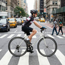 26-Inch Gray Mountain Bike with 6-Speed Gear and Versatile All-Terrain Tires