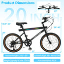 20-Inch LED Bicycle with Dual Speakers and Ambient Lighting for Men and Women