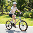 20-Inch LED Bike with Dual Speakers and Ambient Lighting for Men and Women