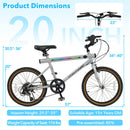 20-Inch LED Bike with Dual Speakers and Ambient Lighting for Men and Women