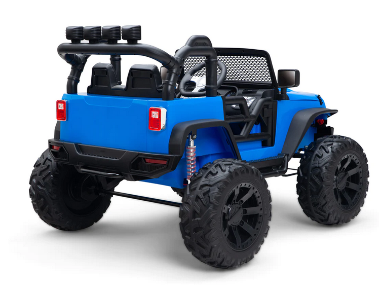 BOOM BOOM The BUFFALO Children's Off-Road Kids Car 24V 4X4 Ride-On Toy with 2 Seats Magic Cars Parental Remote Control - Perfect Present for Little Boys and Girls