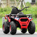 12V Electric Kids ATV Quad with MP3 and LED Lights in Red