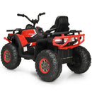 12V Electric Kids ATV Quad with MP3 and LED Lights in Red