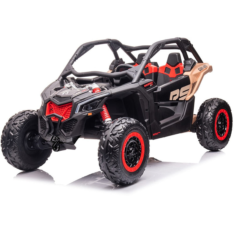 4 Wheel Drive 2 Seater ATV Ride On UTV Quad Electric Buggy Truck W/Magic Cars® Parental Control