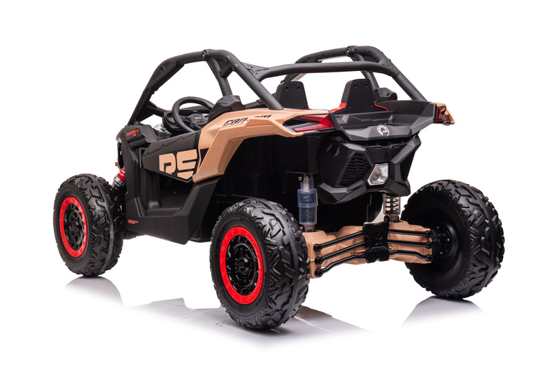 4 Wheel Drive 2 Seater ATV Ride On UTV Quad Electric Buggy Truck W/Magic Cars® Parental Control