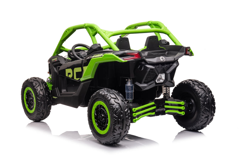 4 Wheel Drive 2 Seater ATV Ride On UTV Quad Electric Buggy Truck W/Magic Cars® Parental Control