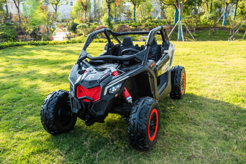 4 Wheel Drive 2 Seater ATV Ride On UTV Quad Electric Buggy Truck W/Magic Cars® Parental Control