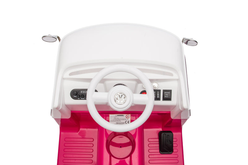 Volkswagen VW Bus Ride On Car Van for Kids W/Magic Cars® Wireless Parental Control