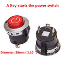 Key Start Power Switch Button Accessory for Kids' Toys Magic Cars 1