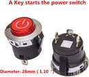 Power Switch Button Key Starter Accessory for Kids' Powered Ride-On Toys Magic Cars 1