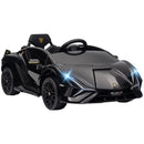 12V Black Lamborghini SIAN Electric Ride-On with Remote, Horn