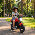 Qaba 24V Electric Motorcycle for Kids Aged 6-12 with 180W Power Motor