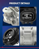 AC Compressor with Clutch for 2014-2023 Dodge 300/Charger 3.6L - Fits Challenger Magic Cars 8