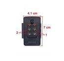 Electric Accelerator Pedal Switch with 6-Pin Socket, Easy Install, 1.12 Oz Accessories Magic Cars 2