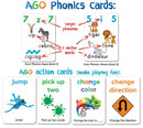 Phonics Card Game: 3-Level Magnetic Card Deck Set Magic Cars 6