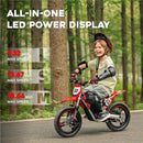 Children's Electric Dirt Bike, 36V 350W, 18.6 MPH, 14-Inch, Suitable for Ages 5-8 Magic Cars 7