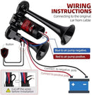 150dB Super Loud Air Horn for Vehicles - All-in-One 12V Train Horn Magic Cars 6