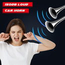 Dual Silver 150dB Air Horn Kit for Trucks, Boats, Cars, and Trains Magic Cars 3
