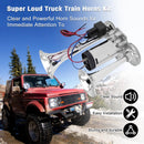 150dB Dual Electric Air Horn for Trucks Cars and Trains Super Loud Powerful Sound Magic Cars 1