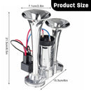 150dB Dual Electric Air Horn for Trucks Cars and Trains Super Loud Powerful Sound Magic Cars 5