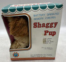 Vintage 1970s Alps Shaggy Puppy Remote Control Battery-Powered Toy Dog in Original Box Magic Cars Variant 0