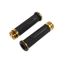 Aluminum Rhinestone Grip Set (Gold, 7/8") (Universal Fit)
