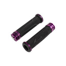 Aluminum Rhinestone Grip Set (Purple, 7/8") (Universal Fit)