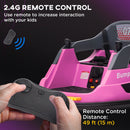 12V Kids Bumper Car with 360° Rotation and Safety Belt Pink Magic Cars 6