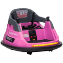 12V Kids Bumper Car with 360° Rotation and Safety Belt Pink Magic Cars Variant 0