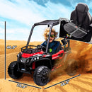 12V Dual Motor Kids Electric Ride-On UTV Toy with MP3 and USB Music Player Magic Cars 24
