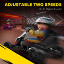 12V Electric Kids Go Kart - White Outdoor Ride-On Toy with Large Design Magic Cars 3