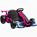 Aosom 24V Electric Go Kart in Pink with Adjustable Seat and Smooth Acceleration Magic Cars Variant 0