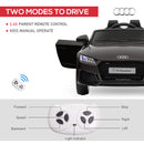 6V Kids Electric Ride-On Car Licensed Audi TT RS with Suspension System Magic Cars 4