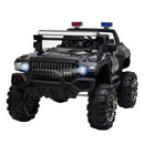 53" Large 2-Seater 12V Police Ride-On Truck with Remote Control Magic Cars 0