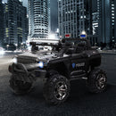 53" Large 2-Seater 12V Police Ride-On Truck with Remote Control Magic Cars 1