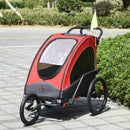 3-in-1 Foldable Kids Bike Trailer Jogger and Stroller for Child and Baby Magic Cars 1