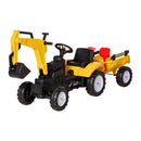 Kids Ride-On Excavator Truck with Horn – Imaginative Construction Toy Magic Cars 9