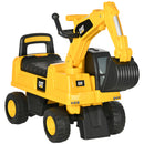 Manual Pedal Ride-On Excavator Toy Licensed for Kids Magic Cars Variant 0