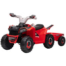 Kids ATV Quad Car with Back Trailer and Forward/Backward Drive Magic Cars 15