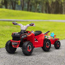 Kids ATV Quad Car with Back Trailer and Forward/Backward Drive Magic Cars 20