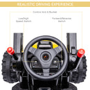Kids 6V Ride-On Excavator Tractor with Music and Headlight Magic Cars 18