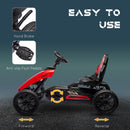 Kids Pedal Go-Kart with Swing Axle and Adjustable Seat for Outdoor Riding Magic Cars 2