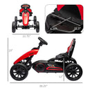 Kids Pedal Go-Kart with Swing Axle and Adjustable Seat for Outdoor Riding Magic Cars 4