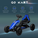 Kids Pedal Go-Kart Outdoor Ride-On Toy with Swing Axle and Adjustable Seat, Hand Brake Magic Cars 1