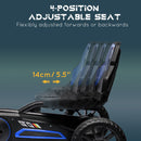 Kids Pedal Go-Kart Outdoor Ride-On Toy with Swing Axle and Adjustable Seat, Hand Brake Magic Cars 3