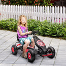 Kids Pedal Go-Kart with Hand Brake for Ages 5-12, Red Magic Cars 8