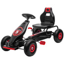 Kids Pedal Go-Kart with Hand Brake for Ages 5-12, Red Magic Cars 9