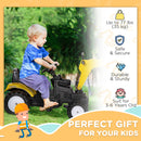 Kids Ride-On Pedal Excavator Digger Truck with Horn Magic Cars 5