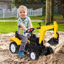 Kids Ride-On Pedal Excavator Digger Truck with Horn Magic Cars 7