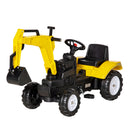 Kids Ride-On Pedal Excavator Digger Truck with Horn Magic Cars 9